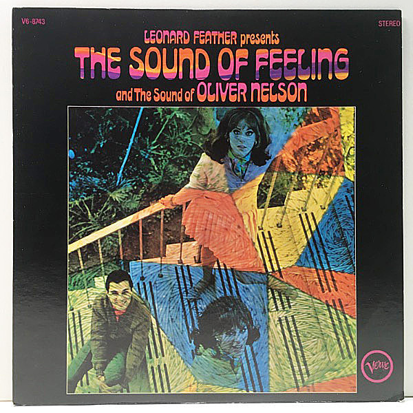 レコードメイン画像：美品!! USオリジナル OLIVER NELSON Leonard Feather Presents The Sound Of Feeling ('66 Verve) Zoot Sims, Joe Newman, Phil Woods ほか