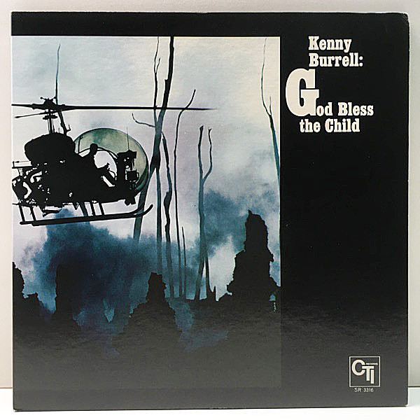 レコードメイン画像：美品!! KENNY BURRELL God Bless The Child ('71 CTI) JPNオリジナル キング盤 Hubert Laws, Ron Carter, Billy Cobham ほか 豪華メンバー