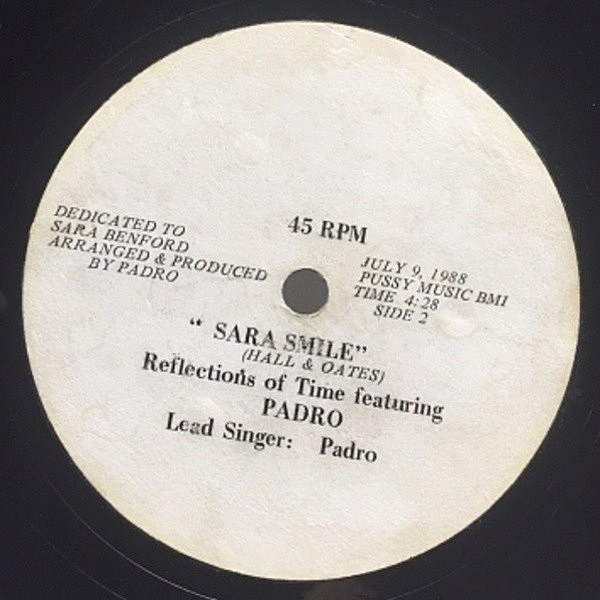 レコードメイン画像：SUPER RARE!! アセテート・オンリー 未発表 Sara Smile / REFLECTIONS OF TIME マニア垂涎 Acetate Only!!