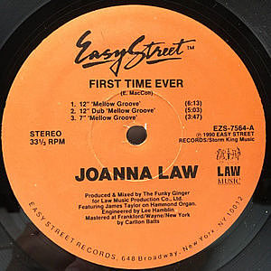 レコード画像：JOANNA LAW / First Time Ever