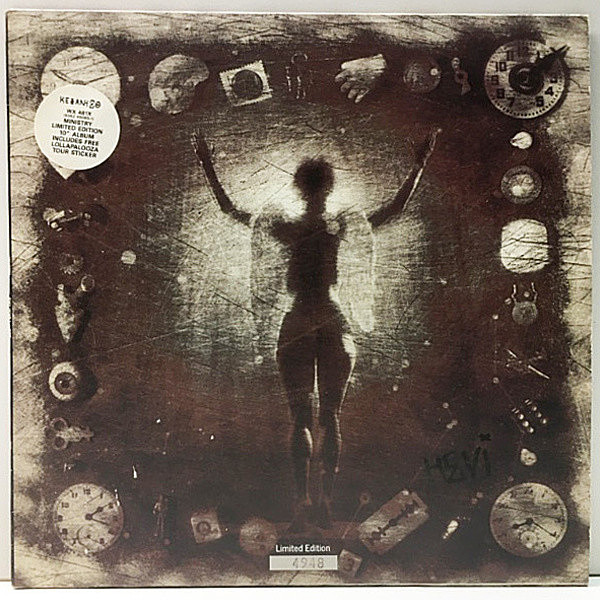 レコードメイン画像：入手難【LTD. Numbered】10'' USオリジナル MINISTRY ΚΕΦΑΛΗΞΘ ('92 Sire) 米シカゴ Industrial Metal 重鎮 w./ハイプステッカー