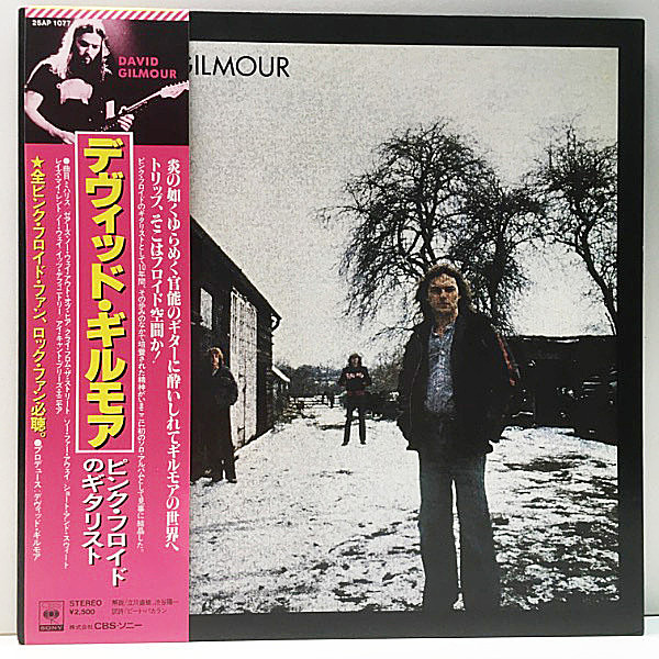 レコードメイン画像：帯付き 美品!! デヴィッド・ギルモア DAVID GILMOUR Same／ソロ 1st ('78 CBS・Sony 25AP 1077) ピンク・フロイド