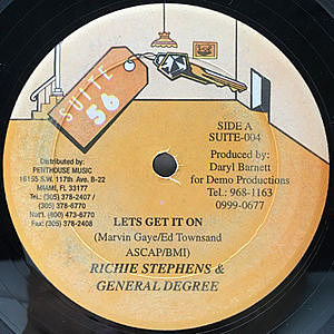 レコード画像：RICHIE STEPHENS / Lets Get In On