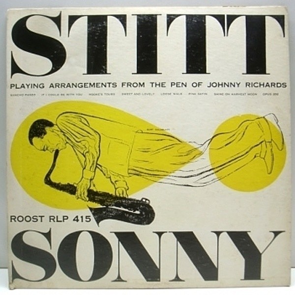 レコードメイン画像：10 FLAT Orig. SONNY STITT Plays JOHNNY RICHARDS / 概ね良好!!