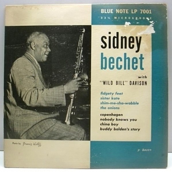 レコードメイン画像：良盤 10 Lex フラット Orig. SIDNEY BECHET Blue Note Jazzmen
