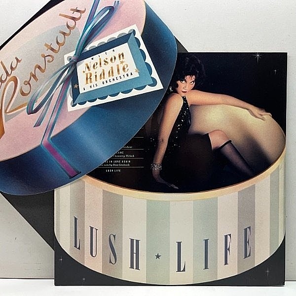 レコードメイン画像：レア!! プロモ 美品 USオリジナル LINDA RONSTADT Lush Life ('84 Asylum) 手書きSLM, TML刻印 高音質 LP リンダ・ロンシュタット Promo