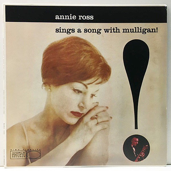 レコードメイン画像：美品!! キング盤 ANNIE ROSS Sings A Song With Mulligan! ('59 World Pacific) Chet Baker, Art Farmer ほか JPNプレス 国内での初出 Lp