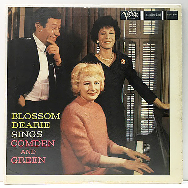 レコードメイン画像：レア!! MONO 初版 Verveリム 深溝 USオリジナル BLOSSOM DEARIE Sings Comden And Green 初回 モノラル Kenny Burrell, Ray Brown