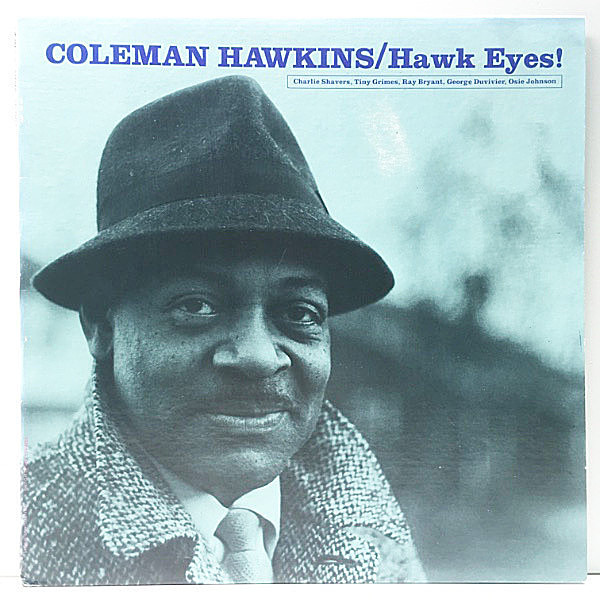 レコードメイン画像：【当時の未発表曲も追加収録】美盤!! COLEMAN HAWKINS Hawk Eyes! (OJC／Prestige 7156) Charlie Shavers, Tiny Grimes, Ray Bryant ほか