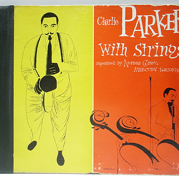 レコードメイン画像：《入手難・SP原盤》オリジナル CHARLIE PARKER With Strings (Mercury 11036 ～ 11038) 78回転 3枚組 ブック型アルバム 激レア!!