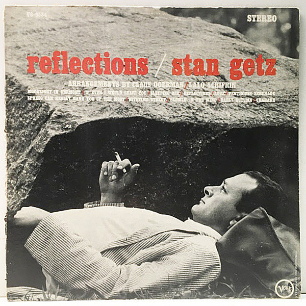 レコードメイン画像：良好盤!! 深溝 USオリジナル STAN GETZ Reflections ('64 Verve V6-8554) Claus Ogerman, Lalo Schifrinの2人が編曲！Kenny Burrell 参加