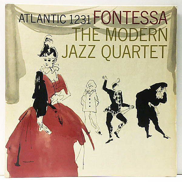 レコードメイン画像：良品!! MONO 初版 黒銀ラベル 深溝 USオリジナル MODERN JAZZ QUARTET [MJQ] Fontessa (Atlantic 1231) Milt Jackson, John Lewis