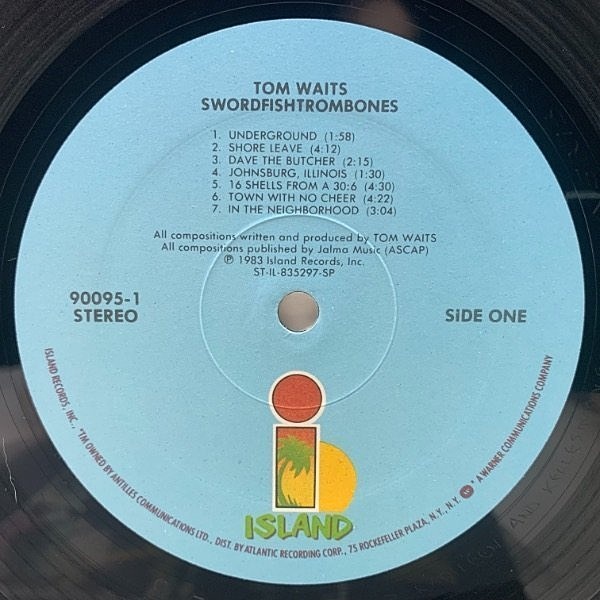 SWORDFISHTROMBONES (LP)/TOM WAITS/トム・ウェイツ/輸入LP☆ISLAND時代作品  CDとLPがまとめてリイシュー!｜OLD ROCK｜ディスクユニオン・オンラインショップ｜diskunion.net