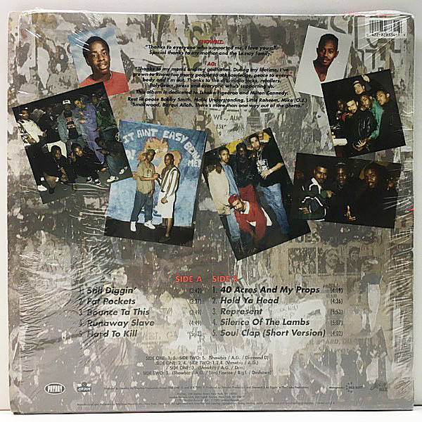 SHOWBIZ & A.G. / Runaway Slave (LP) / Payday | WAXPEND RECORDS