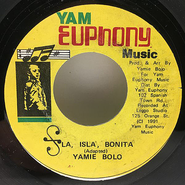 レコードメイン画像：【MADONNA／La Isla Bonita ダブ・カヴァー】良好!! JAオリジナル YAMIE BOLO [YAMI] ('91 Yam Euphony) Dub, Reggae マドンナ 名曲