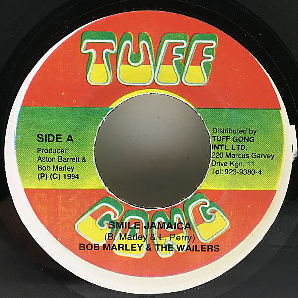 レコードメイン画像：【名カップリング】良好!! 7インチ BOB MARLEY & THE WAILERS : Smile Jamaica / Redemption Song (Tuff Gong) ボブ・マーリー 名作