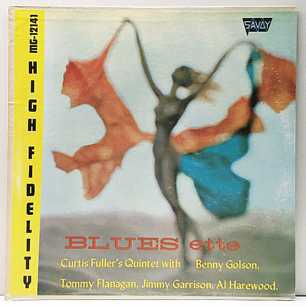 レコードメイン画像：美盤!! MONO RVG刻印 CURTIS FULLER'S QUINTET Blues ette (Savoy MG 12141) Benny Golson, Tommy Flanagan, Jimmy Garrison, Al Harewood