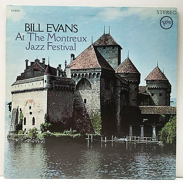 レコードメイン画像：Cut無し!美品! US初期プレス BILL EVANS At The Montreux Jazz Festival ('68 Verve V6-8762) ジャズ史に残るピアノトリオ 屈指の名盤