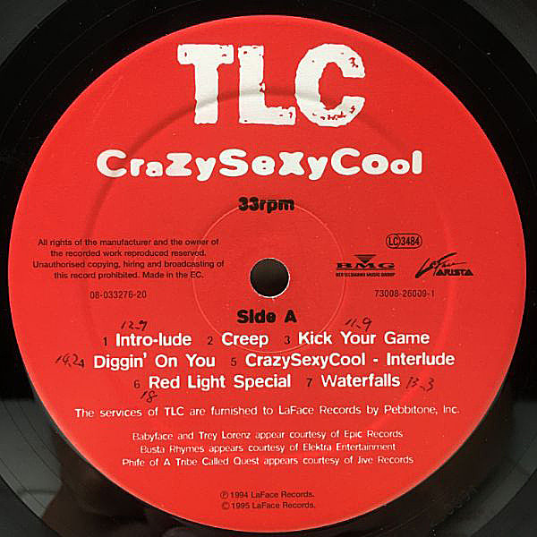 TLC レコード Amazon.co.jp: Crazysexycool [Analog]: ミュージック