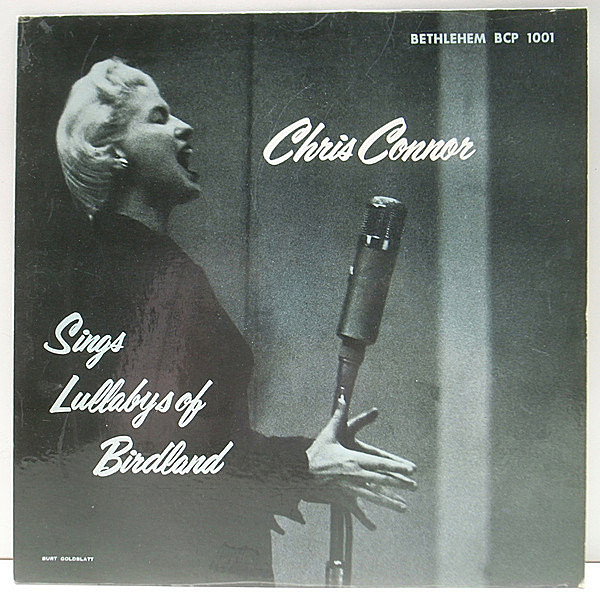 レコードメイン画像：10'' FLAT 初版リーフ US 完全オリジナル CHRIS CONNOR Sings Lullabys Of Birdland ('54 BCP 1001) w./ELLIS LARKIN TRIO 屈指の名盤！