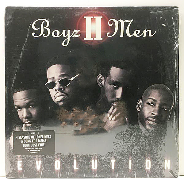 レコードメイン画像：ハイプシール残!シュリンク美品! USオンリー 2Lp オリジナル BOYZ II MEN Evolution ('97 Motown) Babyface, Jam & Lewis 稀少アナログ