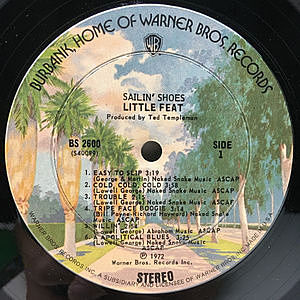 LITTLE FEAT / Sailin' Shoes (LP) / Warner Bros. | WAXPEND