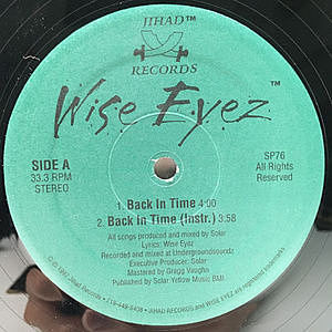 レコード画像：WISE EYEZ / Back In Time