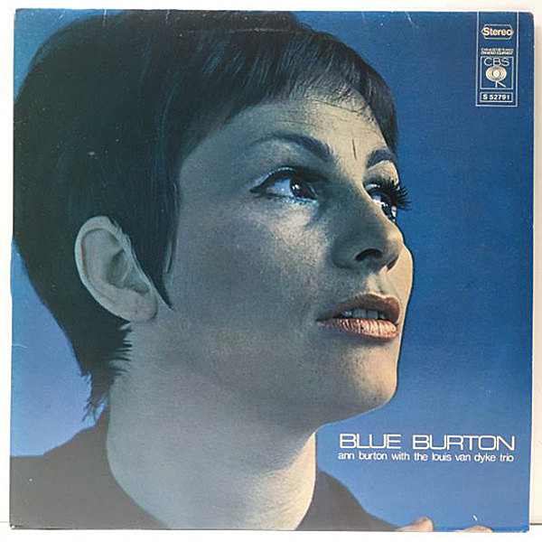 レコードメイン画像：美盤!! 蘭Holland 緑ラベル ANN BURTON With THE LOUIS VAN DYKE TRIO Blue Burton (CBS) 欧ヴォーカル屈指の名盤 アン・バートン Lp
