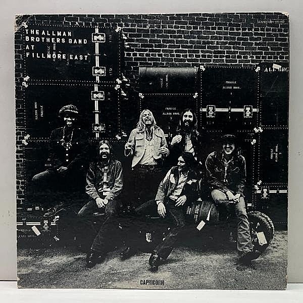 レコードメイン画像：激レア【全マトC】美盤!! オリジナル ALLMAN BROTHERS BAND At Fillmore East ('71 Capricorn) 最高音質 米 2LP ATGP／BROADWAY／PINKラベ