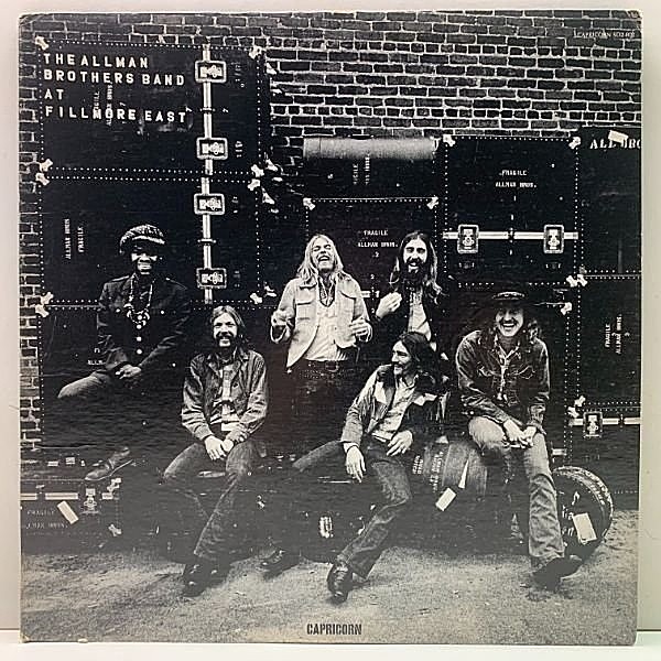 レコードメイン画像：美盤!! レアな全マトC【ATGP刻印／初版BROADWAY／PINKラベル】2LP 米オリジナル ALLMAN BROTHERS BAND At Fillmore East ('71 Capricorn)