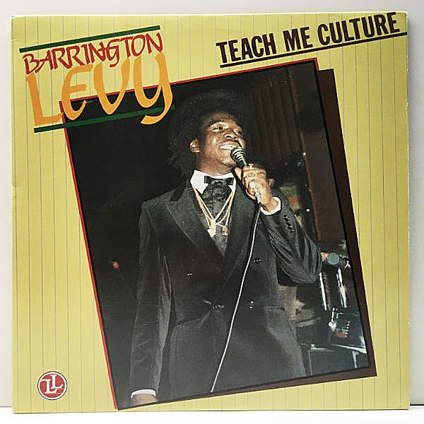 レコードメイン画像：極美品!! Early 80's 激渋ルーツ BARRINGTON LEVY Teach Me Culture (Live & Learn) w./Roots Radics 名盤 Roots Reggae