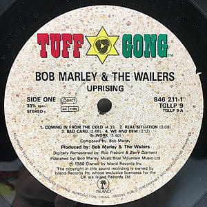 その他 LP Bob Marley &amp; The Wailers Uprising B003190901 Tuff Gong,  Re /00260 s-l400.jpg