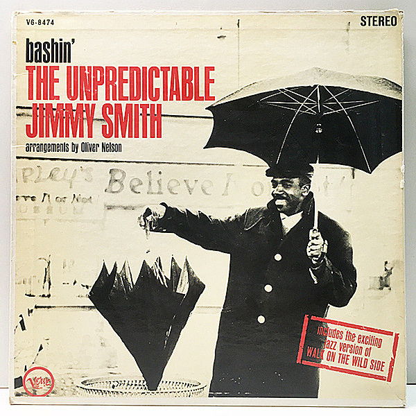 レコードメイン画像：USオリジナル [Capitolプレス／Club Edition] JIMMY SMITH Bashin' - The Unpredictable ('62 Verve) 重厚なビッグバンド & トリオ編成