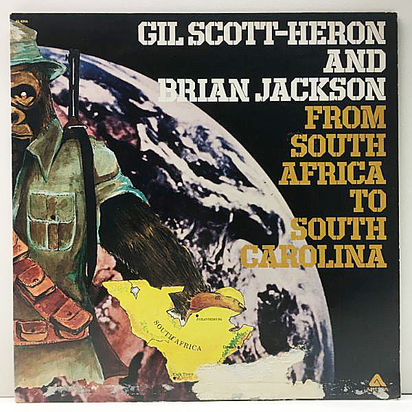 レコードメイン画像：美盤!! GFゲートフォルド GIL SCOTT HERON / BRIAN JACKSON From South Africa To South Carolina (Arista) ドラムブレイク USプレス Lp