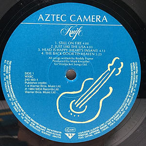 AZTEC CAMERA / Knife (LP) / WEA | WAXPEND RECORDS