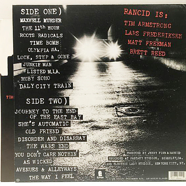 RANCID / And Out Come The Wolves (LP) / Epitaph | WAXPEND
