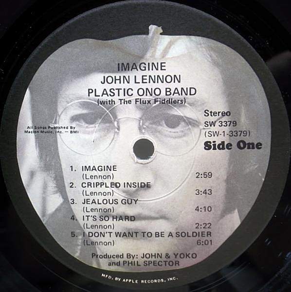 John Lennon – Imagine - 180g White 2 xLP Vinyl Records 12