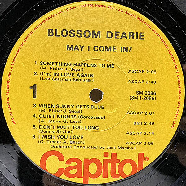 BLOSSOM DEARIE / May I Come In? (LP) / Capitol | WAXPEND RECORDS