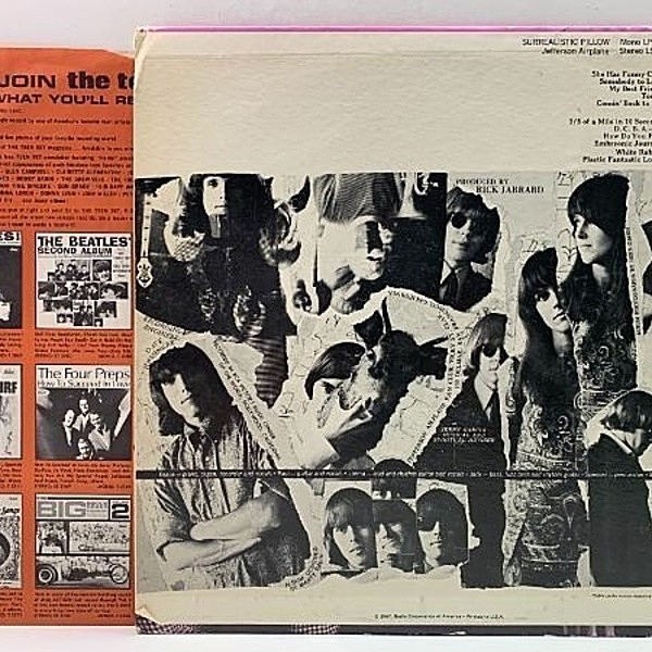 たぬき 希少 / AIRPLANE JEFFERSON Surrealistic Victor RCA / (LP) Pillow 洋楽