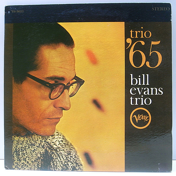 レコードメイン画像：良好品!! VANGELDER刻印 USオリジナル BILL EVANS Trio '65 (Verve V6-8613) Chuck Israels, Larry Bunker ピアノトリオ 名盤