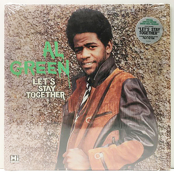 レコードメイン画像：【限定カラー・ヴァイナル】高音質 Wally刻印 シュリンク美品!! AL GREEN Let's Stay Together (Hi T1-27121) US Limited Edition Lp