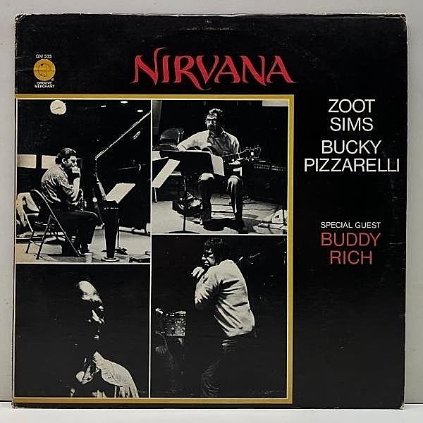 レコードメイン画像：極美盤!! USオリジナル ZOOT SIMS, BUCKY PIZZARELLI Nirvana ('74 Groove Merchant) w/ MILT HINTON, BUDDY RICH