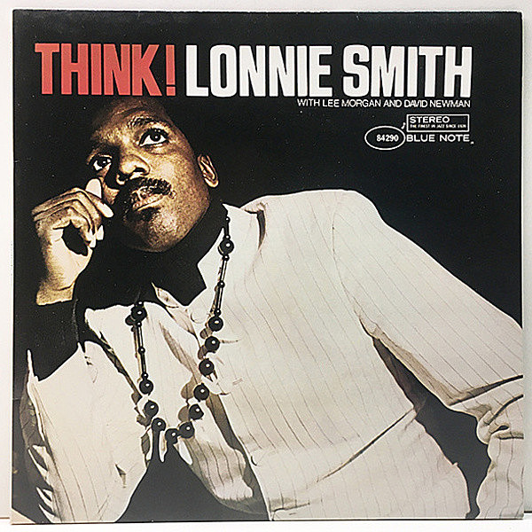 レコードメイン画像：【ファンキー・ソウル・ジャズ】良好!! UKプレス LONNIE SMITH Think ('86 Blue Note) Lee Morgan, Melvin Sparks, Pucho 参加 Jazz Funk