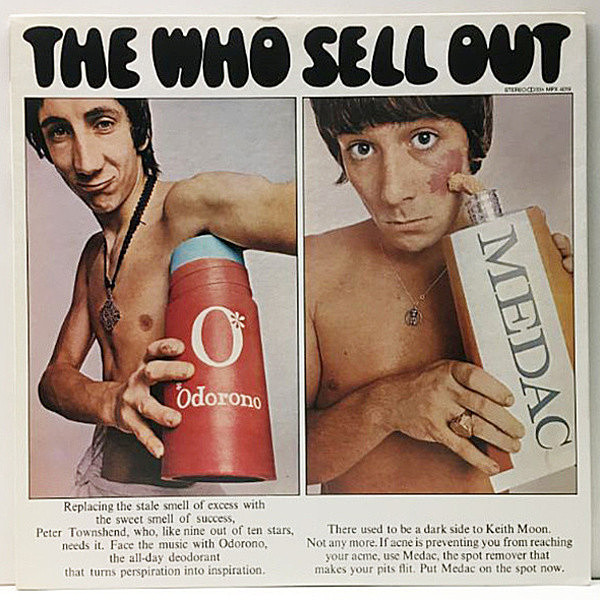 レコードメイン画像：極美盤!! JPNプレス THE WHO The Who Sell Out ザ・フー／セル・アウト (Polydor MPX 4019) 解説・歌詞シート付き