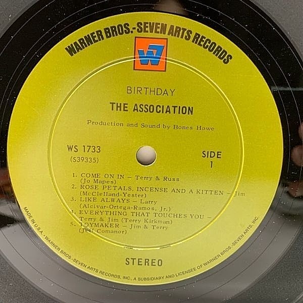 ASSOCIATION / Birthday (LP) / Warner Bros. | WAXPEND RECORDS