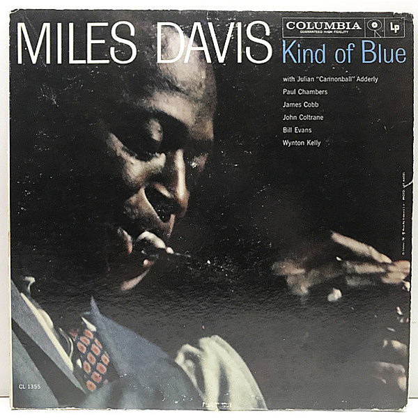 レコードメイン画像：激レア MONO 完全オリジナル 6eye 深溝 MILES DAVIS Kind Of Blue ('59 Columbia) ジャケ／ラベルともに誤植 1桁の初期マト 米 1st プレス