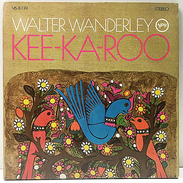 レコードメイン画像：【John Pizzarelli, Jerome Richardson参加】良好!! USオリジナル 深溝 WALTER WANDERLEY Kee-Ka-Roo ('67 Verve) Amazonas ほか