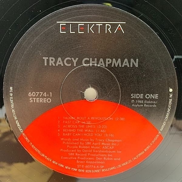TRACY CHAPMAN / Same (LP) / Elektra | WAXPEND RECORDS