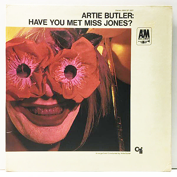 レコードメイン画像：良好!! 白プロモ VANGELDER刻印 USオリジナル ARTIE BUTLER Have You Met Miss Jones? ('68 A&M) Herbie Hancock, Ron Carter ほか