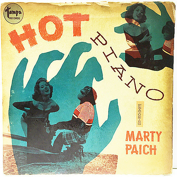 レコードメイン画像：赤盤 FLAT オリジナル【中身違い・条件の合う方はぜひ】MARTY PAICH Hot Piano ／ J.D. KING Hot Sax (Tampa 23／27) 梯子ラベル 深溝 MONO